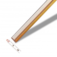 Fileta zlatá plochá pasp.