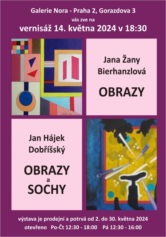 Bierhanzlová - Hájek Dobříšský Obrazy a sochy