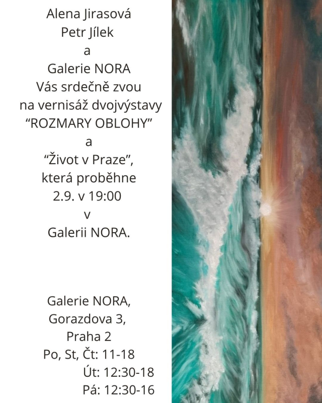Alena Jirasová - Rozmary oblohy, Petr Jílek - Život v Praze 